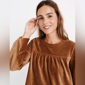Madewell Texture & Thread Corduroy Swing Top